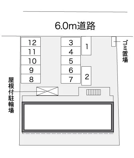 ★手数料０円★さいたま市北区吉野町２丁目　月極駐車場（LP）